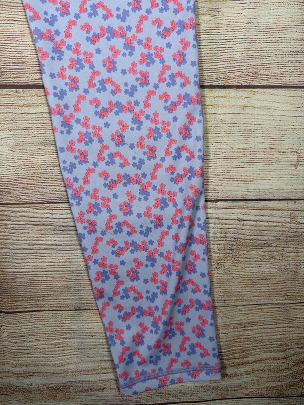 Floral Lavender High-Waist Leggings for Women - Picture 7 of 9